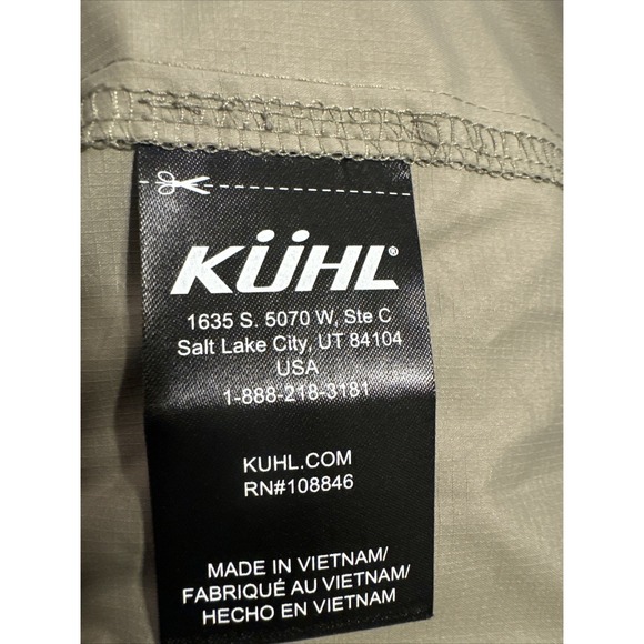 KUHL Men's Driftr Short-Sleeve Shirt /Small Spanish Moss UPF 50+New - Picture 10 of 13